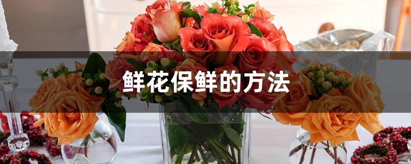 鲜花保鲜的方法