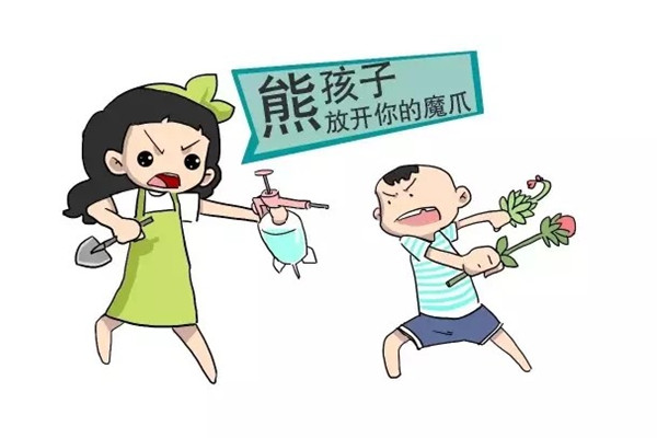 养花人大战熊孩子 养花人大战熊孩子